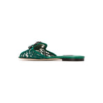 Dolce & Gabbana Slippers in lace with crystals CQ0023AG6678M072