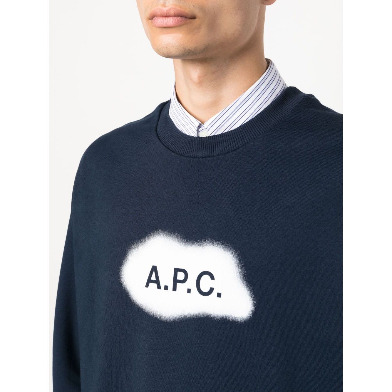 A.P.C. Sweaters Blue Topwear