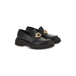 Ferragamo Gancini-buckle Leather Loafers 01G019763904001