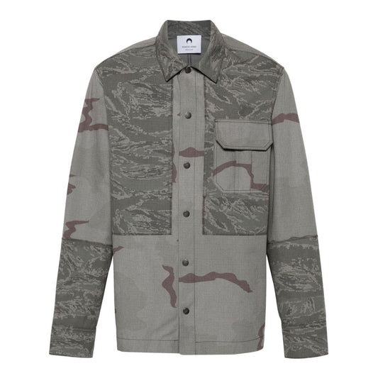 MARINE SERRE Coats Grey Jackets