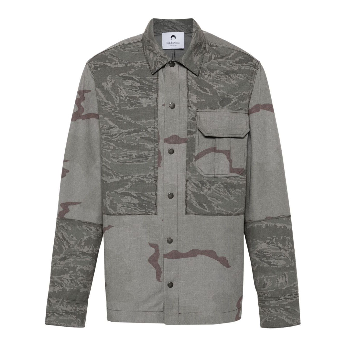 MARINE SERRE Coats Grey Jackets