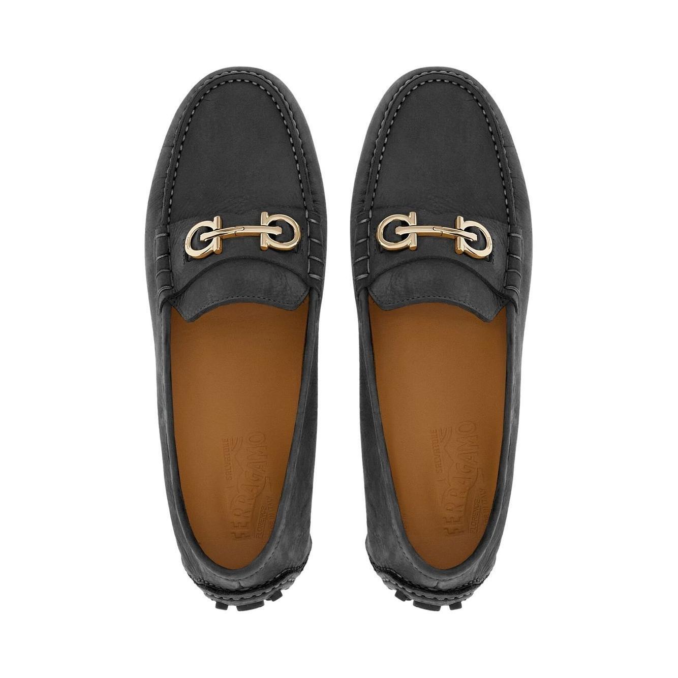 Ferragamo Double Gancini Moccasins 01E393757935005-P24