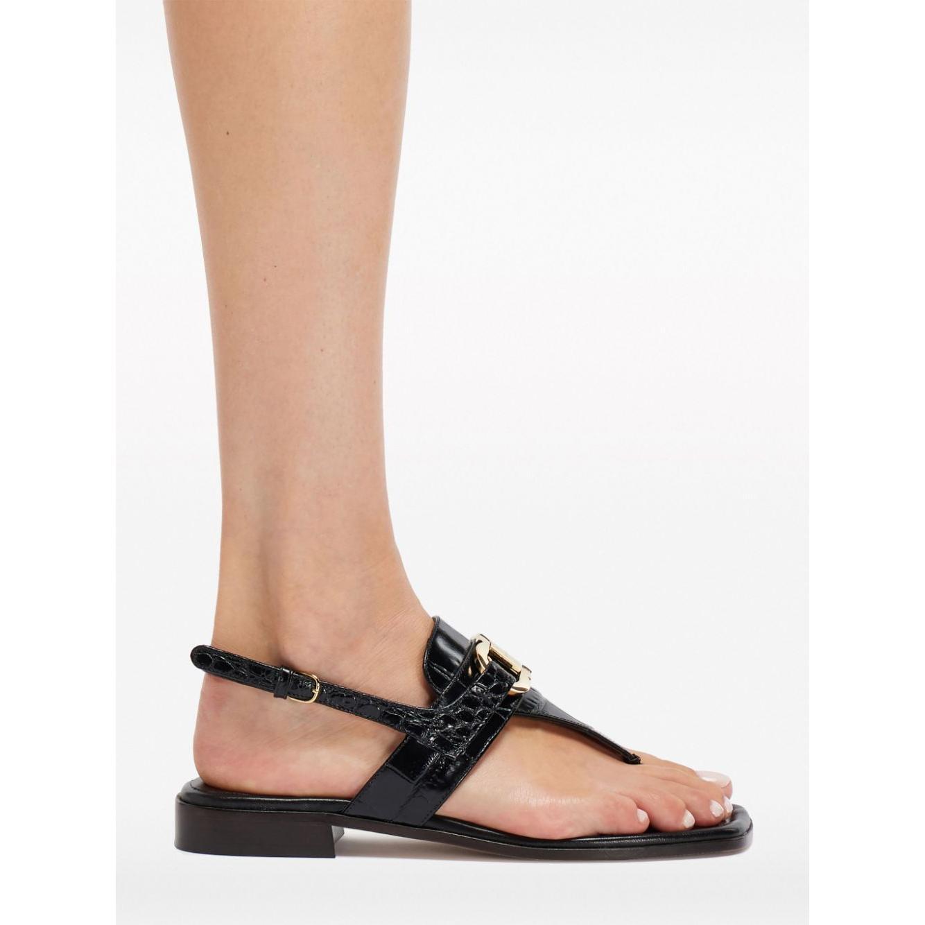 Ferragamo Gancini-buckle Leather Sandals 01G998769216001