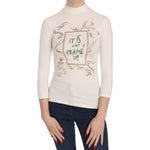Exte Crew Neck It Is Not A Frame Up! Print Blouse TSH3717-38