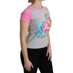 Moschino Gray and pink Cotton T-shirt My Little Pony Top TSH5088-36
