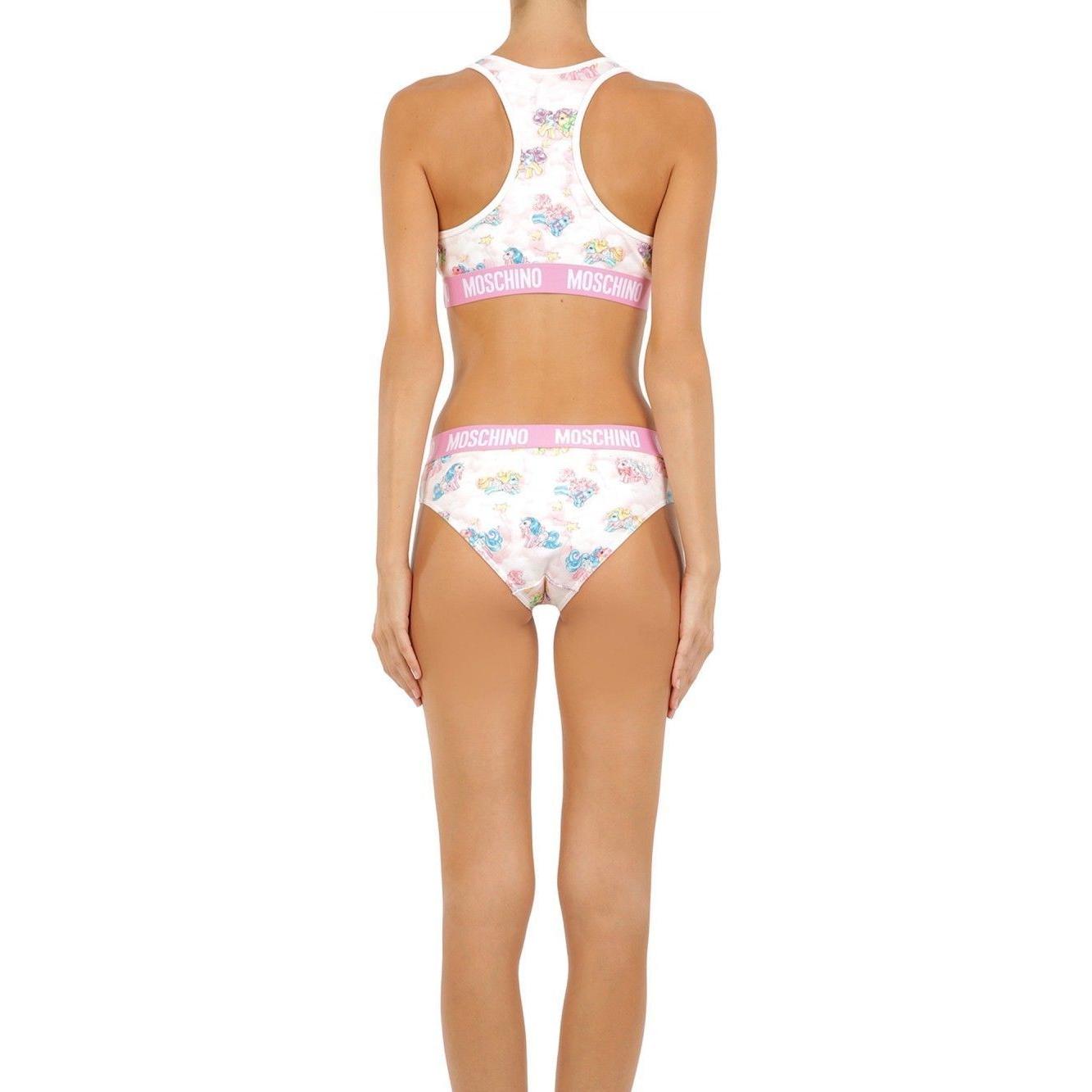 Moschino White Two-Piece Sleepwear My Little Pony Bikini TSH5089-36
