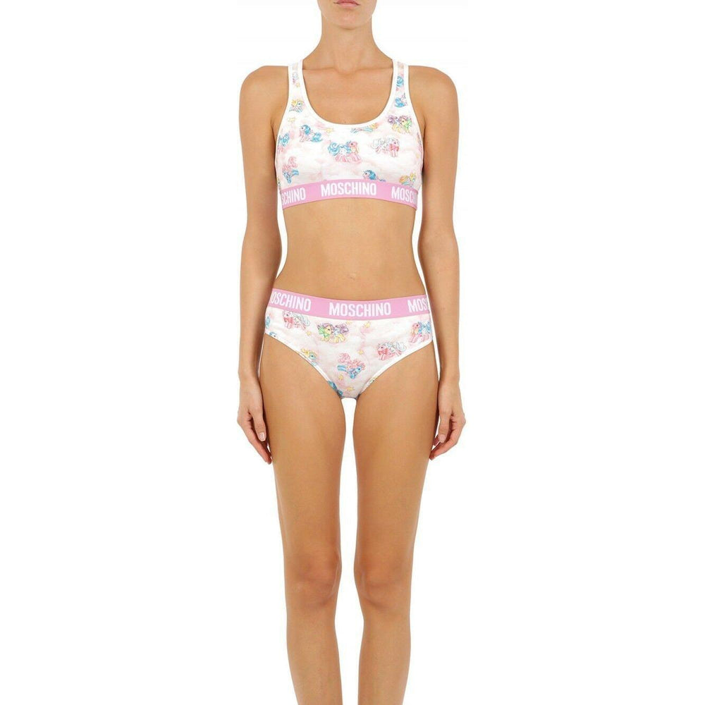 Moschino White Two-Piece Sleepwear My Little Pony Bikini TSH5089-36