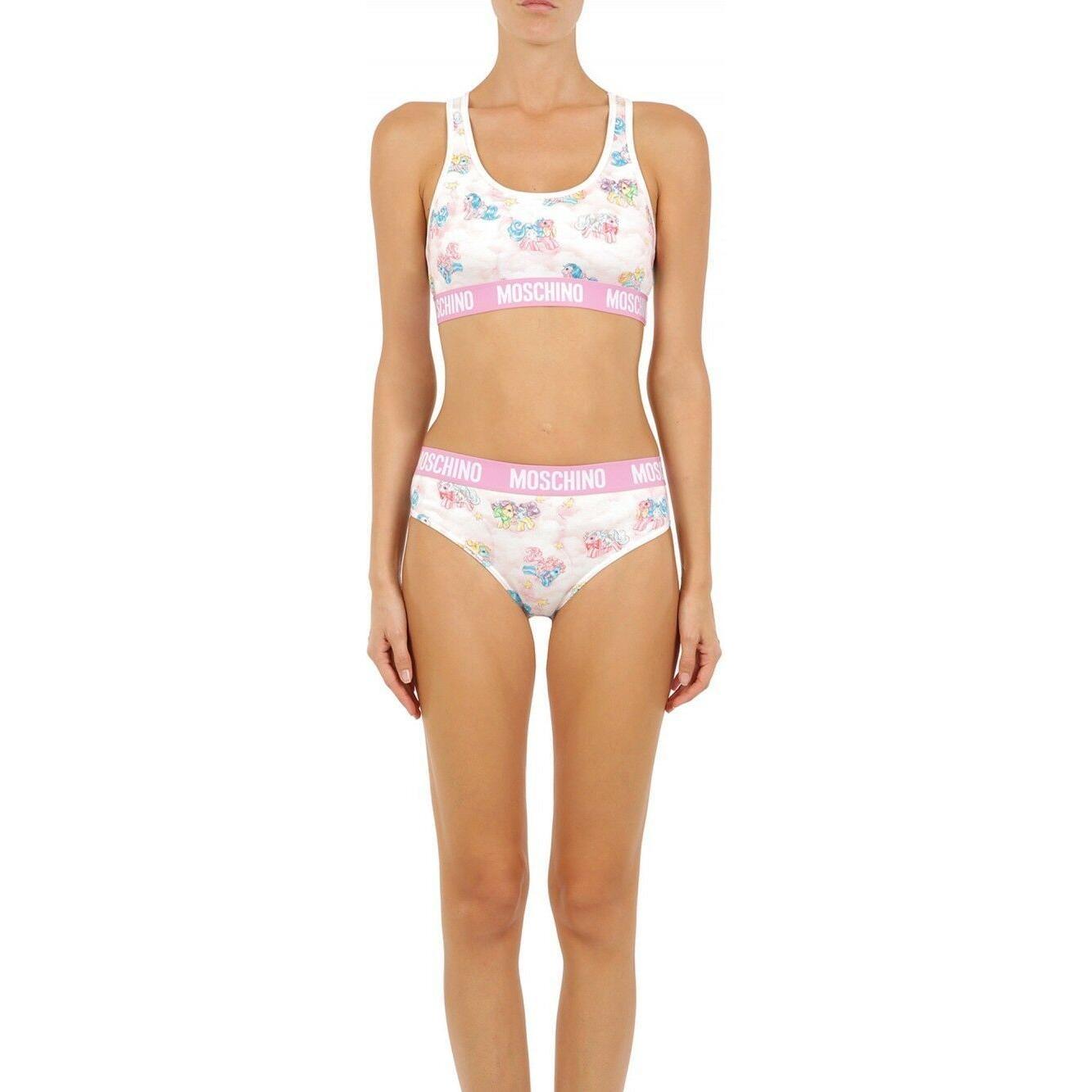Moschino White Two-Piece Sleepwear My Little Pony Bikini TSH5089-36