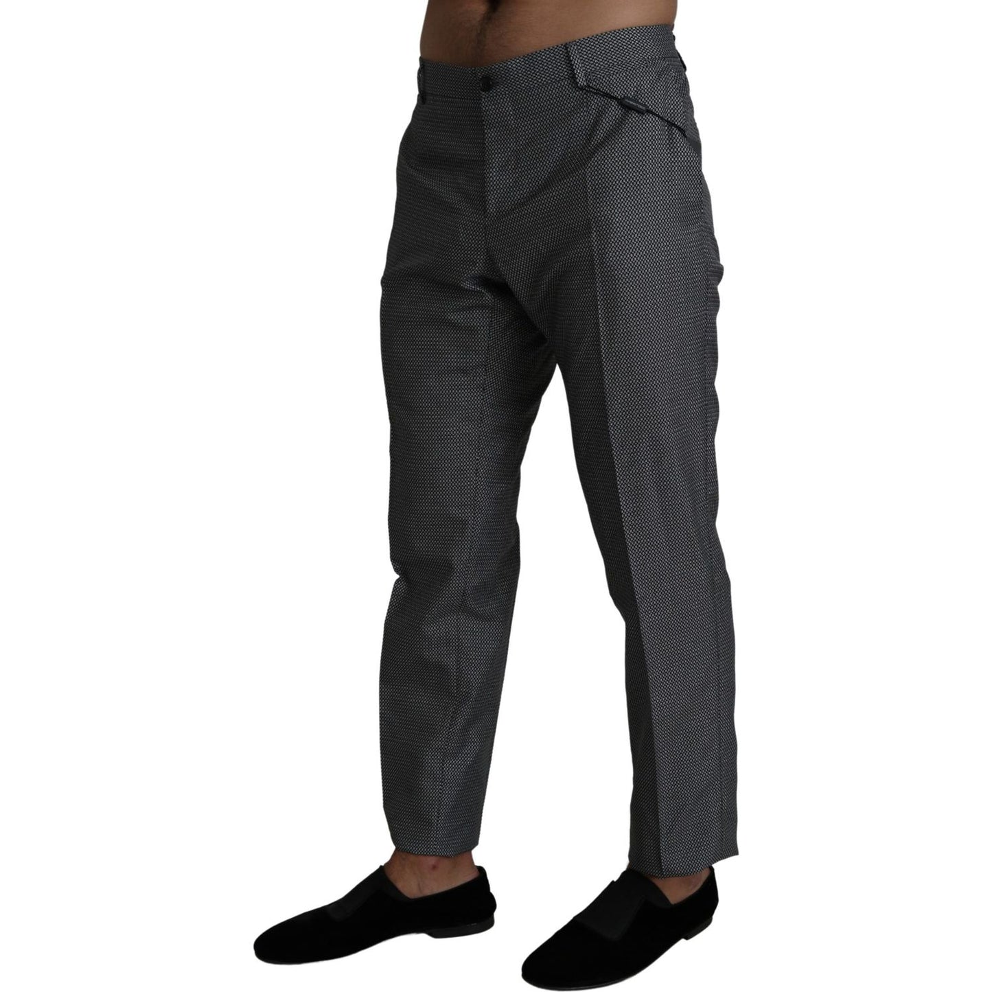 Dolce & Gabbana Gray Formal Dress Trouser Slim Fit Pants