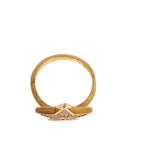 Nialaya Star Gold 925 Silver Womens Clear Ring SIG19103-54