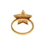 Nialaya Star Gold 925 Silver Womens Clear Ring SIG19103-54