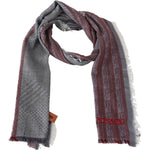 Missoni Multicolor Wool Striped Unisex Neck Wrap Shawl Scarf MS1932BG