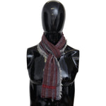 Missoni Multicolor Wool Striped Unisex Neck Wrap Shawl Scarf MS1932BG