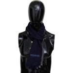 Missoni Multicolor Striped Wool Unisex Wrap Fringes Scarf MS1993