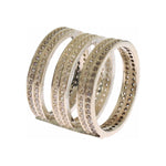 Nialaya Authentic Womens Clear CZ 925 Sterling Silver Ring SIG19073-49
