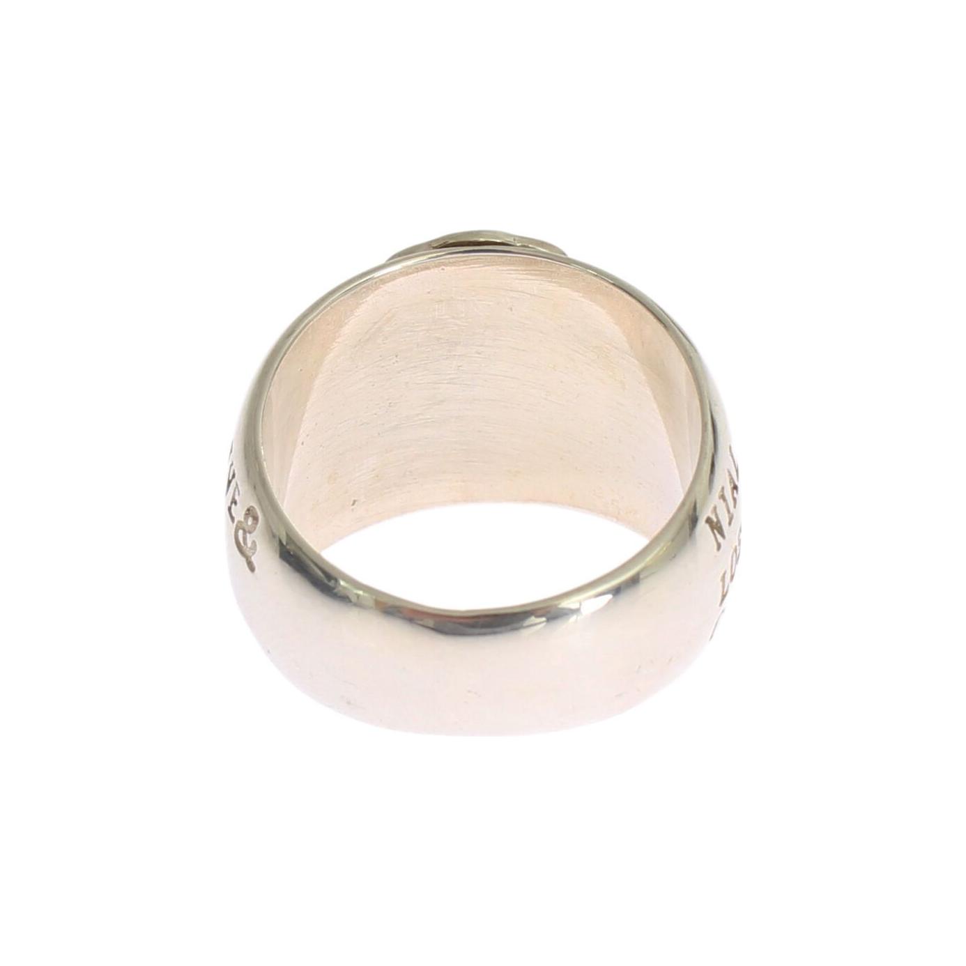 Nialaya Silver Cross Womens 925 Sterling Ring SIG19082- US5