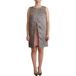 Comeforbreakfast Gray Sleeveless Shift Knee Length Dress DR28568 - 42