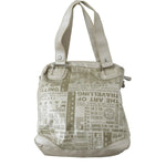 WAYFARER White Printed Handbag Shoulder Fabric Purse VAS9184