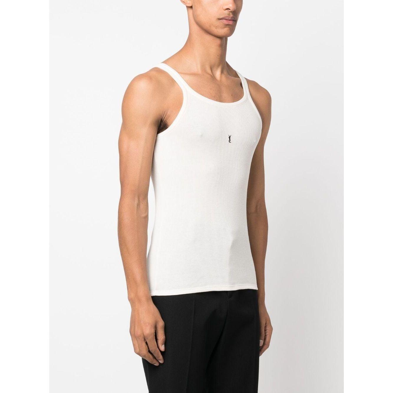 Saint Laurent Top White