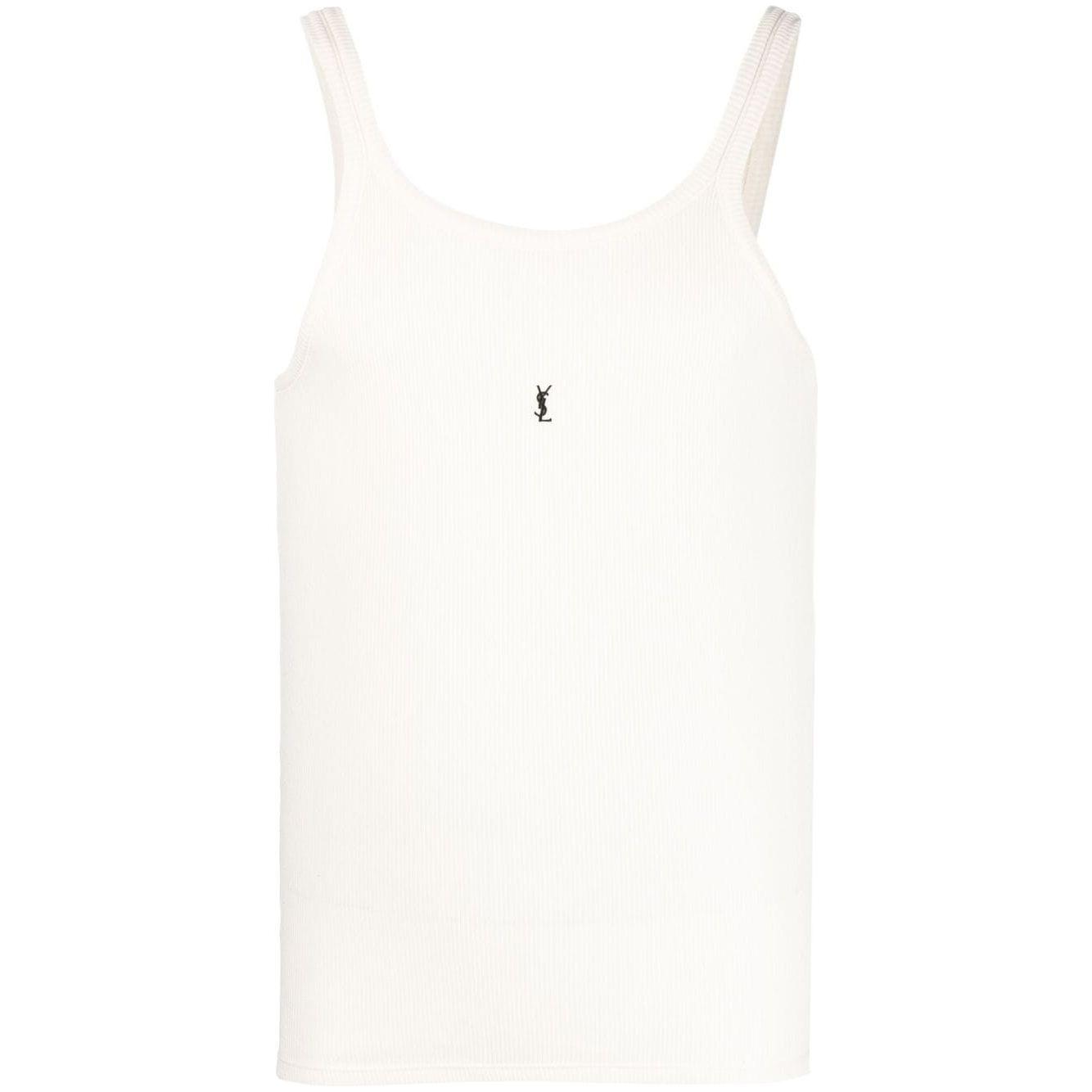 Saint Laurent Top White
