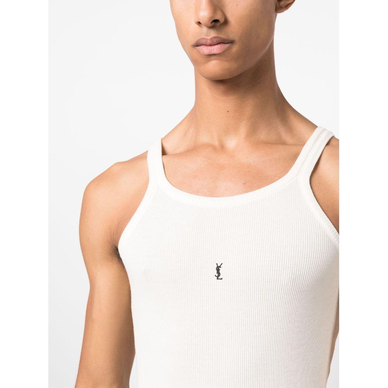Saint Laurent Top White