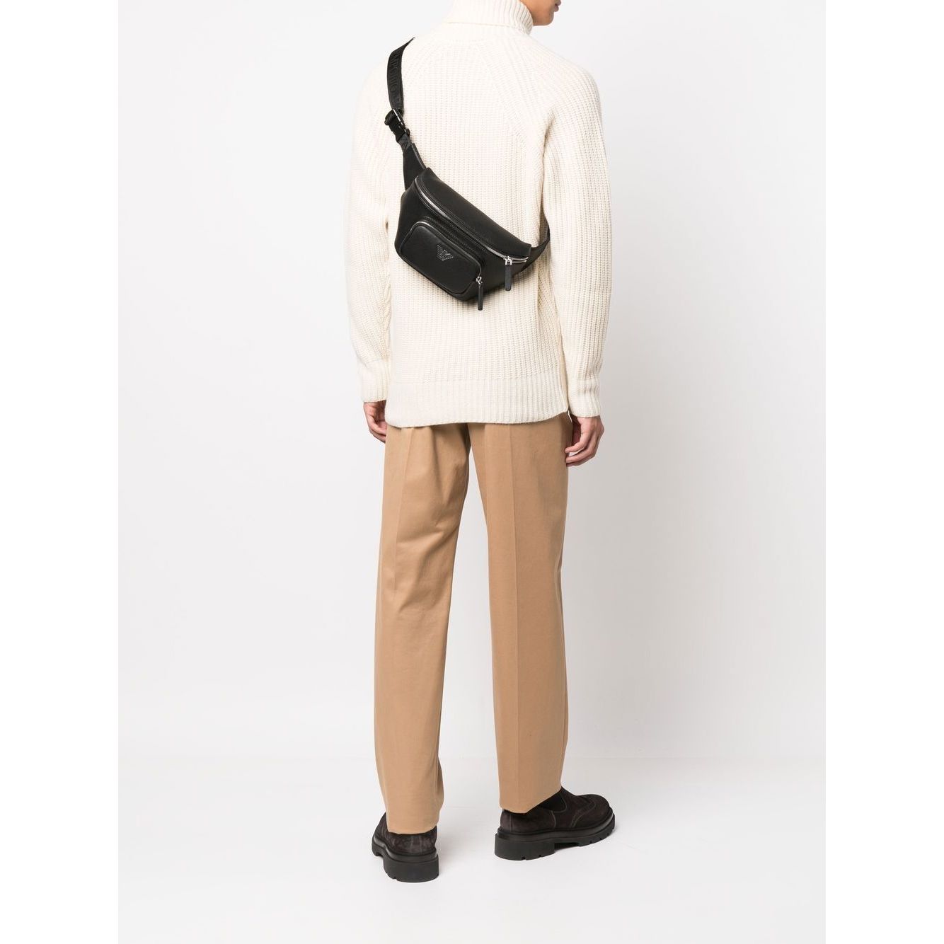 Emporio Armani leather logo-plaque belt bag Belt bags