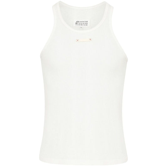 Maison Margiela Fancy ribbed tank top Topwear