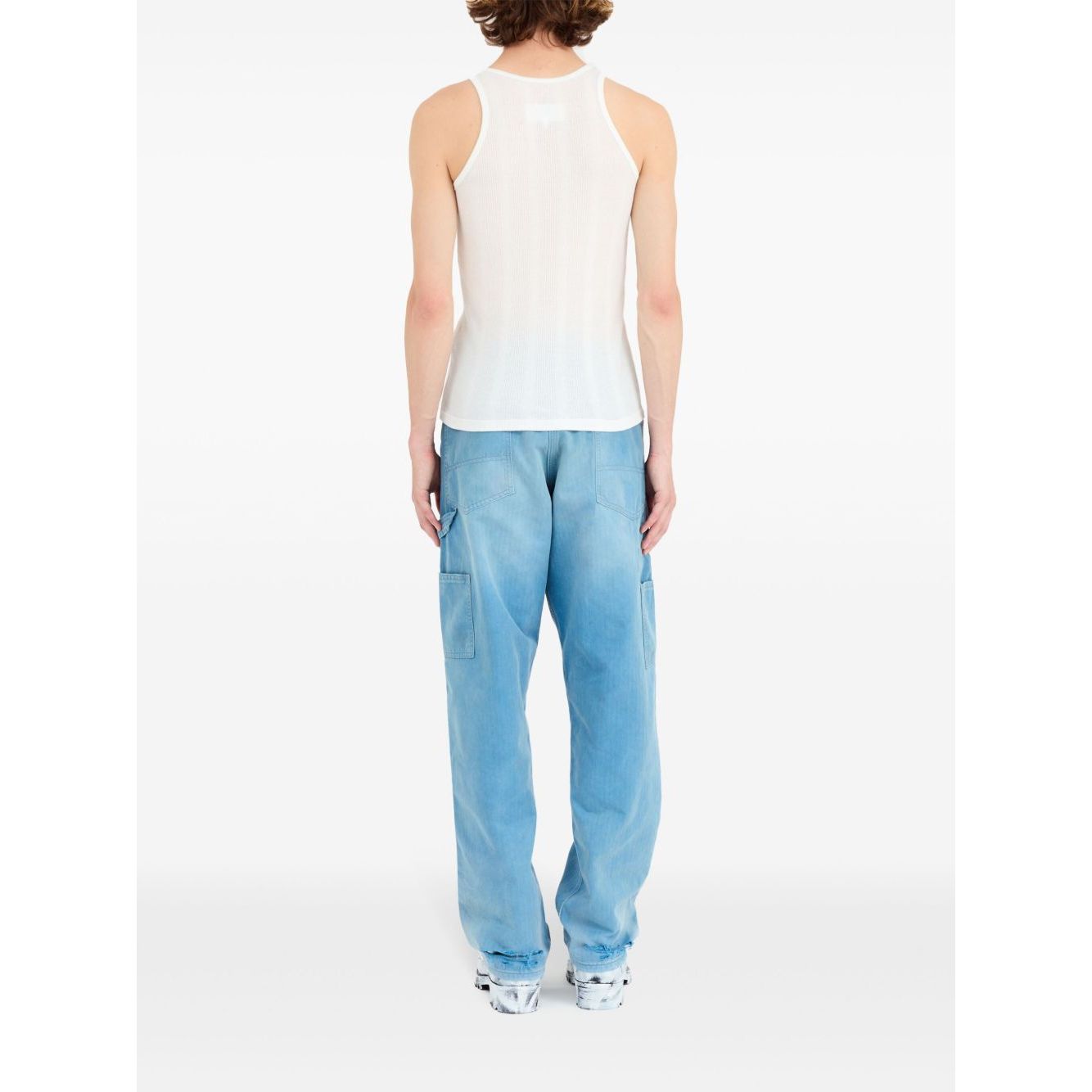 Maison Margiela Fancy ribbed tank top Topwear