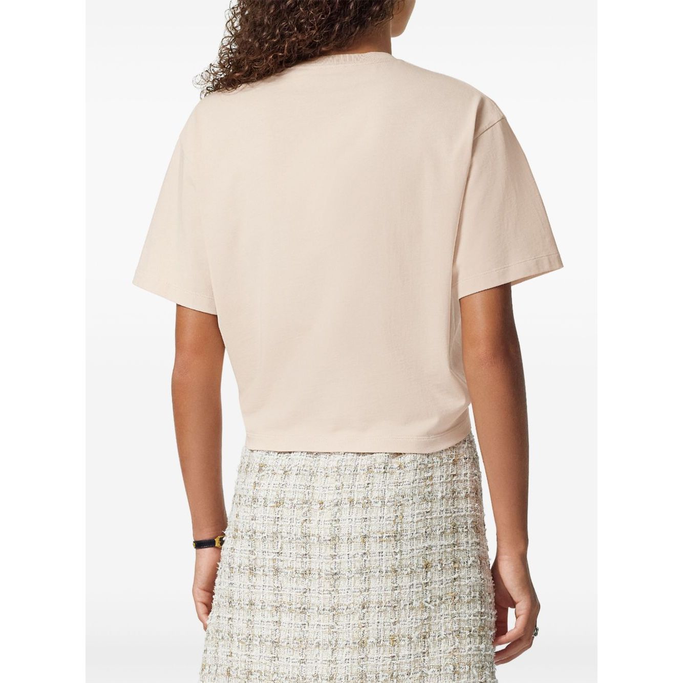 Versace 1978 Re-Edition Logo Safety Pin Short T-Shirt Topwear