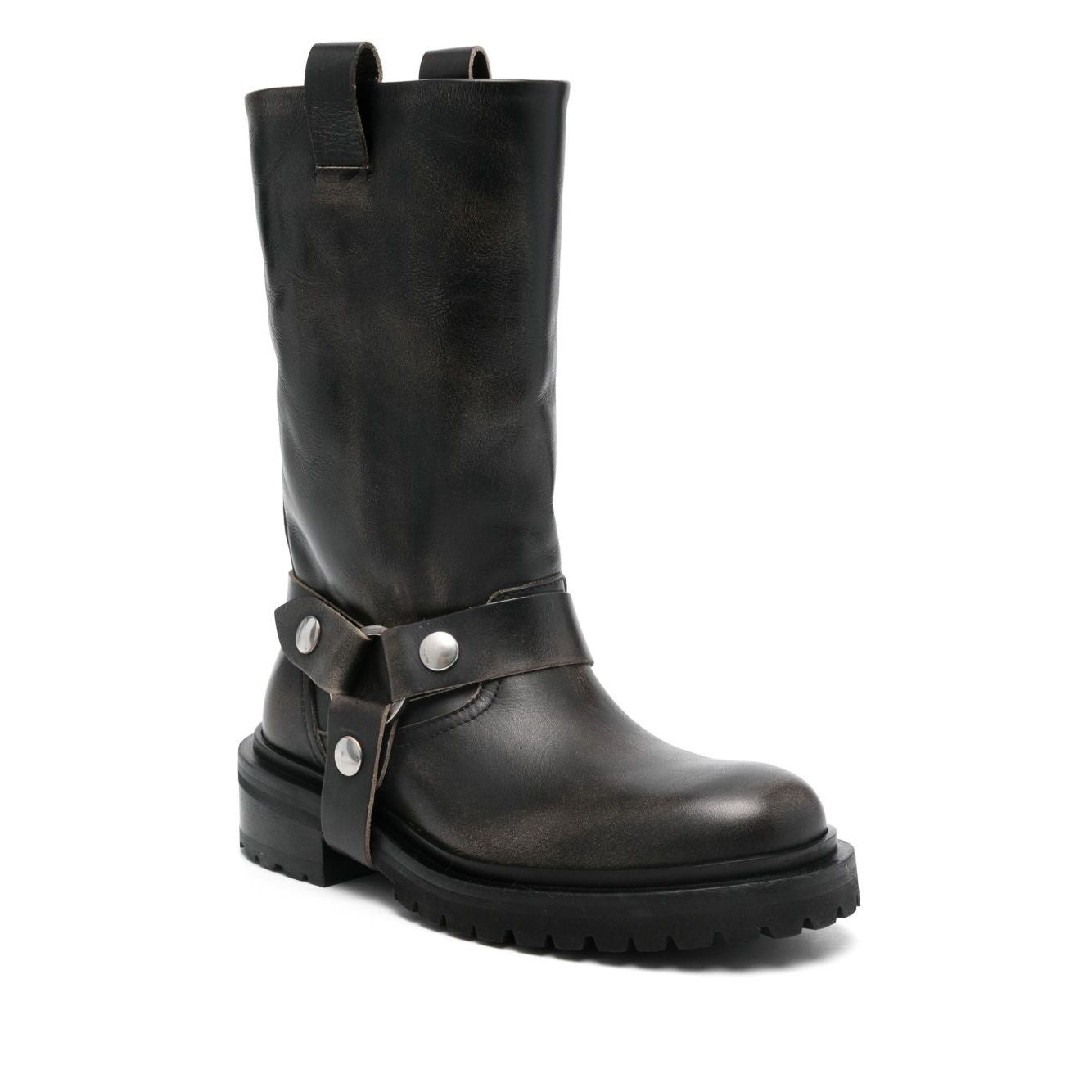 Golden Goose leather biker boots