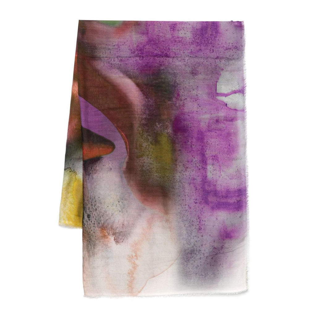 Faliero Sarti Flowers printed scarf 202193440-P25