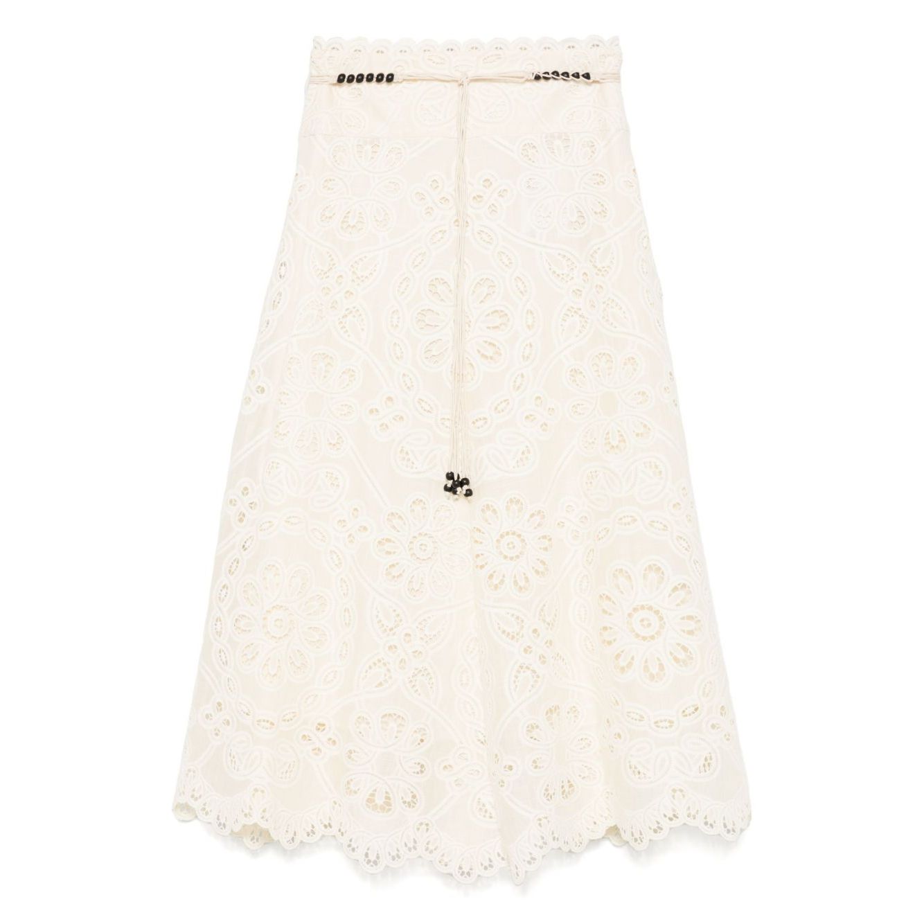 Zimmermann Rhiannon embroidered skirt