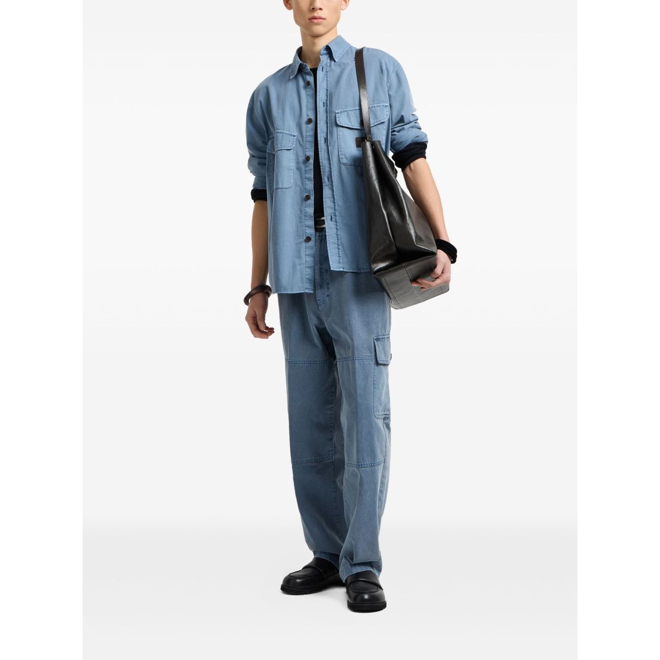 Emporio Armani Sweaters Blue