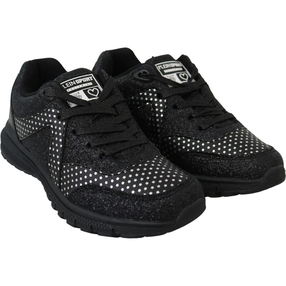 Plein Sport Elegant Black Runner Jasmines Sport Shoes 4059623082876