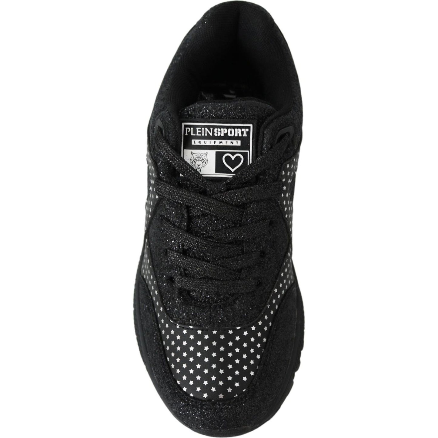 Plein Sport Elegant Black Runner Jasmines Sport Shoes 4059623082876