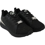 Plein Sport Exquisite Black Runner Gisella Sports Sneakers 4059623082449