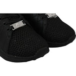 Plein Sport Exquisite Black Runner Gisella Sports Sneakers 4059623082449