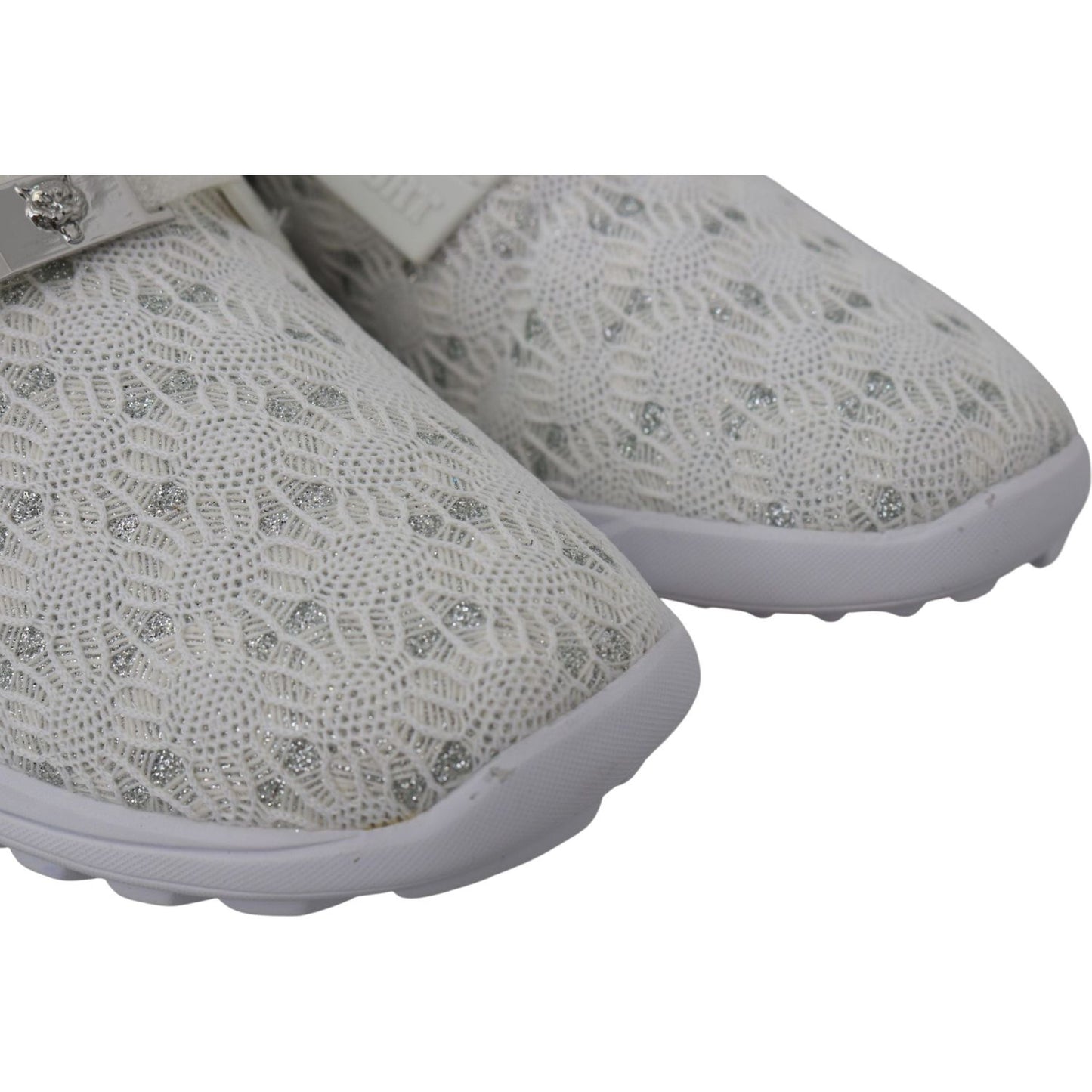 Plein Sport Sleek White Runner Beth Sport Sneakers 4059623086195