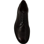 Dolce & Gabbana Purple Leather Oxford Wingtip Formal Shoes MV4521- 39