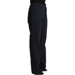 Exte Black High Waist Tapered Cotton Pants PAN71802 - 50