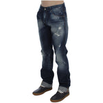 Acht Blue Wash Cotton Denim Regular Fit Jeans SIG30500-1