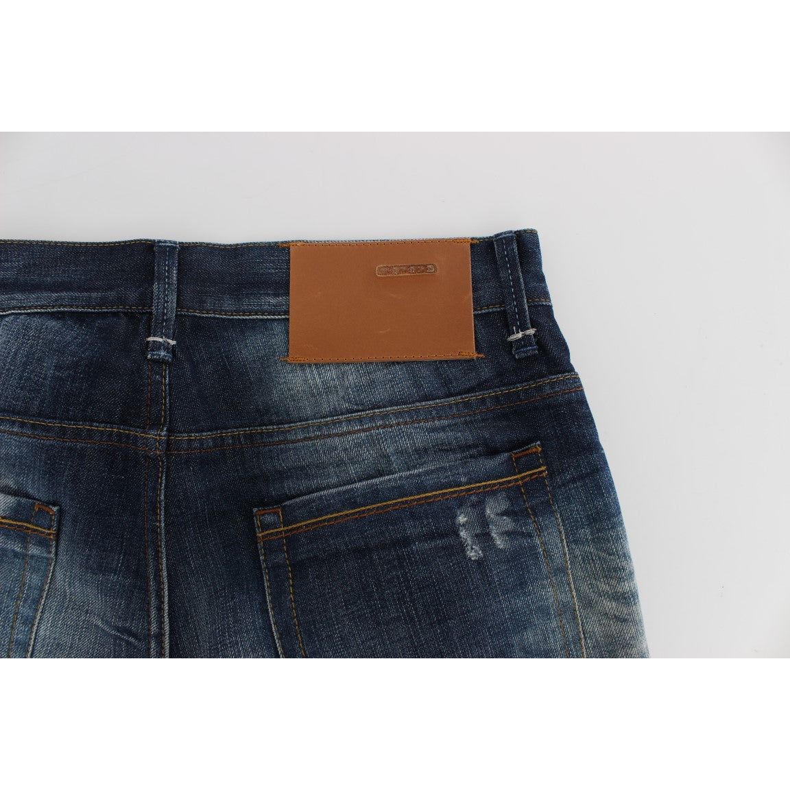 Acht Blue Wash Cotton Denim Regular Fit Jeans SIG30500-1