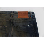 Acht Blue Wash Cotton Regular Straight Fit Jeans SIG30481-1