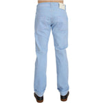 Acht Blue Cotton Stretch Low Waist Fit Jeans SIG30526-1