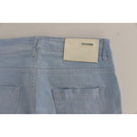 Acht Blue Cotton Stretch Low Waist Fit Jeans SIG30526-1