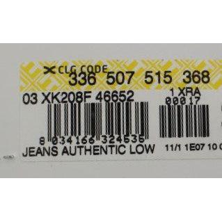 Acht Blue Cotton Stretch Low Waist Fit Jeans SIG30526-1