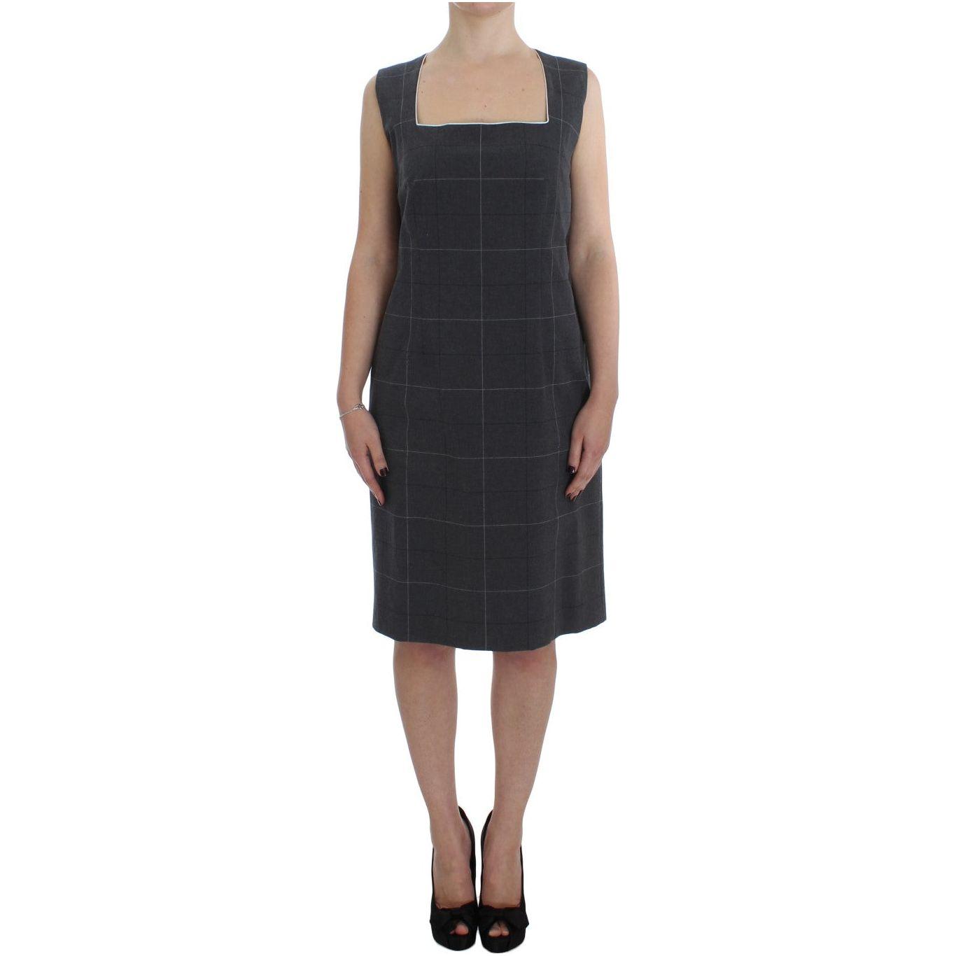 BENCIVENGA Gray Stretch Sheath Dress Suit Set SIG30900-1