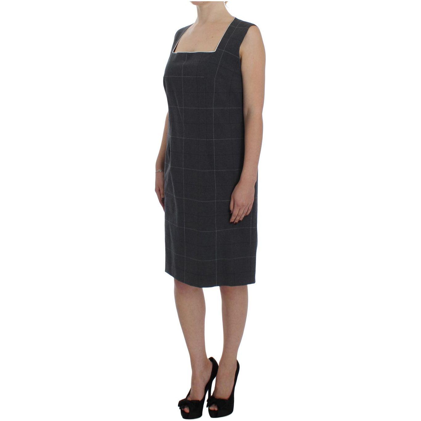 BENCIVENGA Gray Stretch Sheath Dress Suit Set SIG30900-1