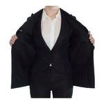 Exte Black One Button Three Piece Suit SIG30908-42
