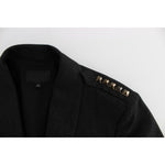 Exte Gray Stretch Gold Studded Short Jacket SIG30911-2